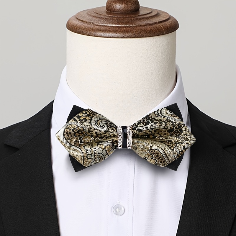 Formal Wear For Men Yellow - Heren vlinderdas van jacquard satijn met