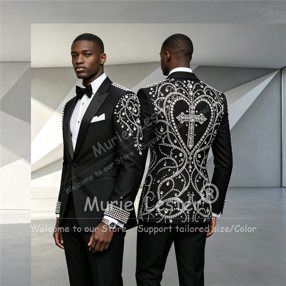 Men Formal Wear Fashion - Luxe 2-delige pakken voor heren, stevig
