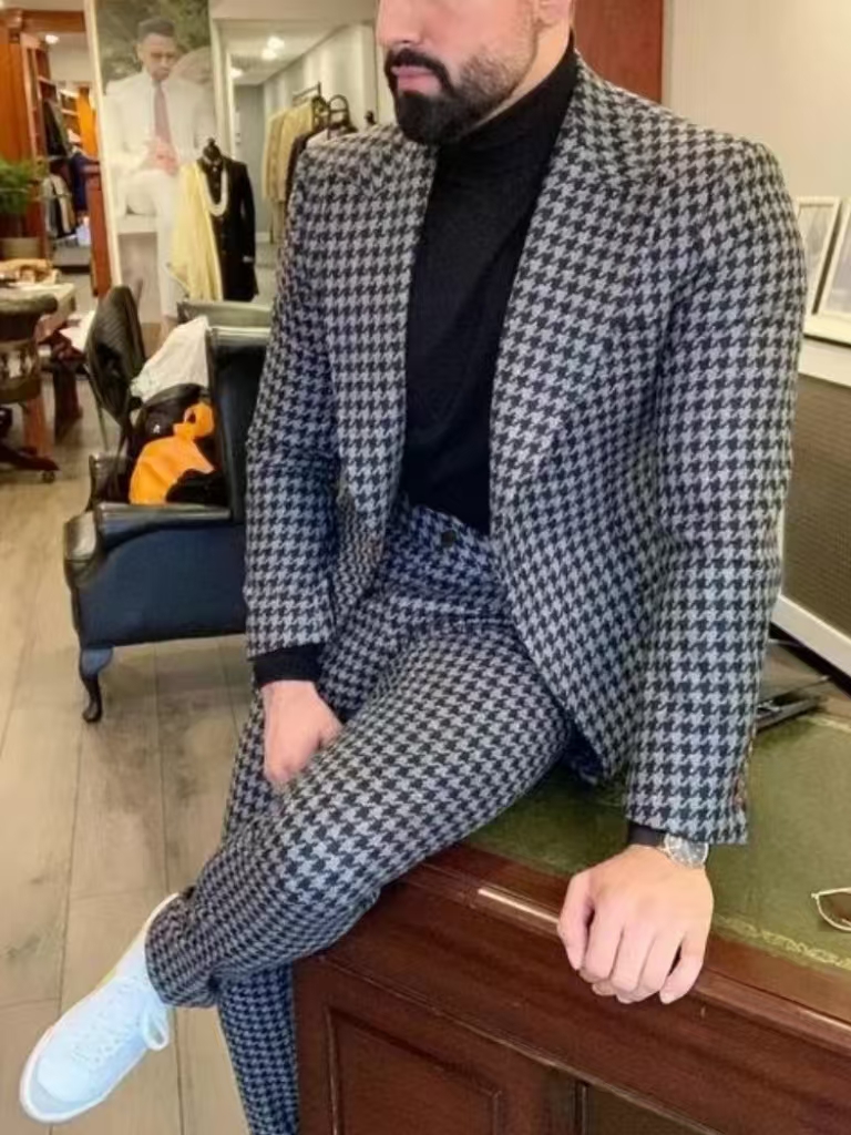 Houndstooth Vintage Herenpak P - Men'S Vintage Formal Wear recensie en prijs