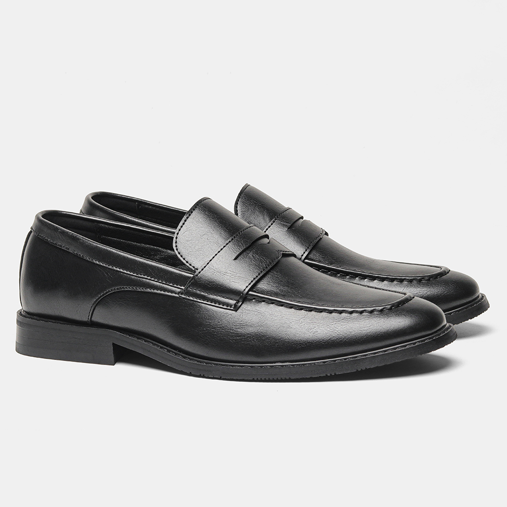 Heren zwarte penny loafers, kl - Men Formal Wear Shoes recensie en prijs