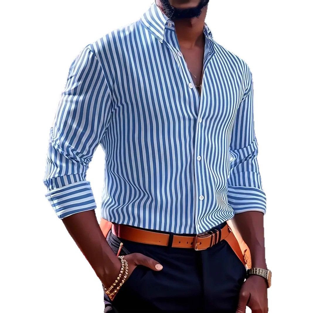 Heren slim-fit gestreept overh - Y2K Formal Wear Men recensie en prijs