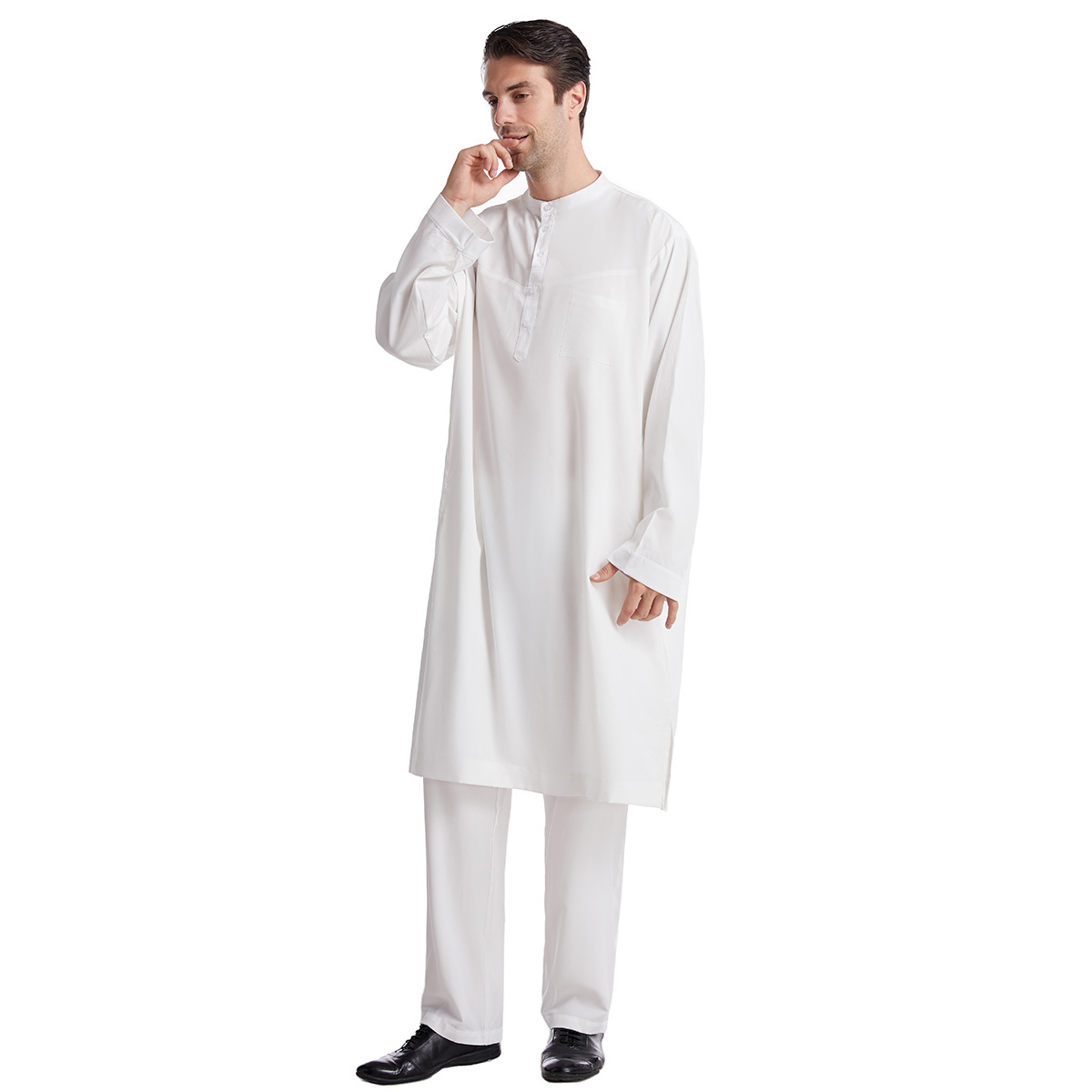Moslim mannen Jubba Thobe 2-de - Men Formal Wear 2025 recensie en prijs