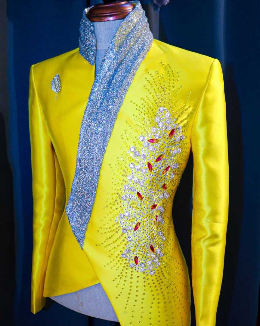 Mode Gele Bruiloft Smoking Uni - Formal Wear For Men Yellow recensie en prijs