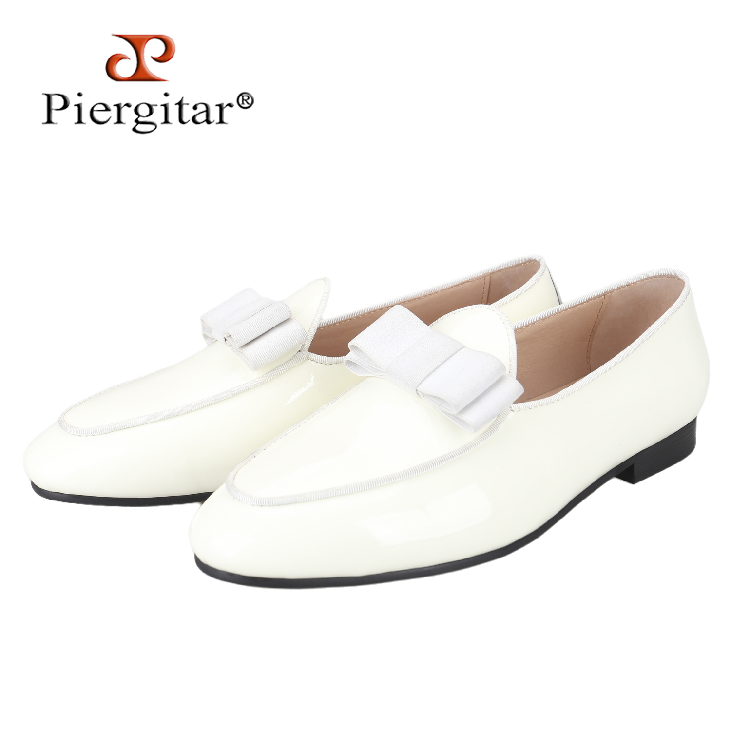 Piergitar witte lakleren insta - Men'S Formal Wear Bow Ties recensie en prijs