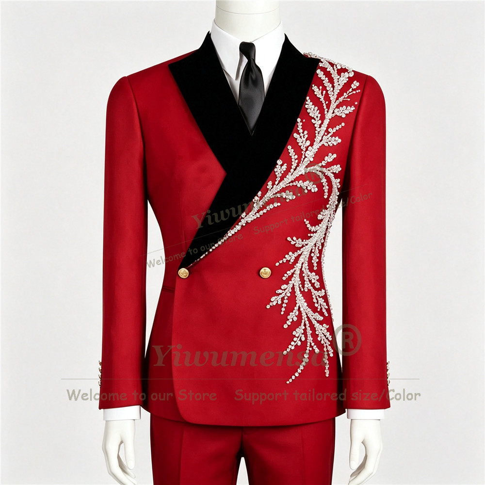 Exclusieve pakken met diamantv - Men Formal Wear Fashion recensie en prijs
