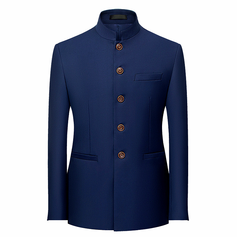 2026 Heren Chinees Stijl Lange - Formal Wear For Men Yellow recensie en prijs