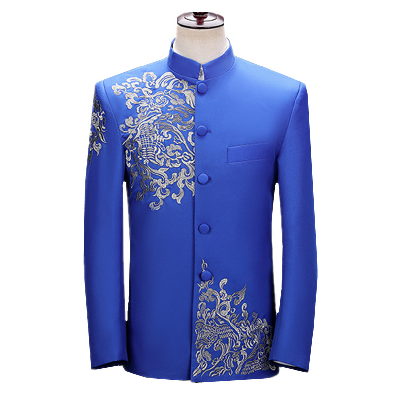 Nieuw heren geborduurd kostuum - Men'S Vintage Formal Wear recensie en prijs