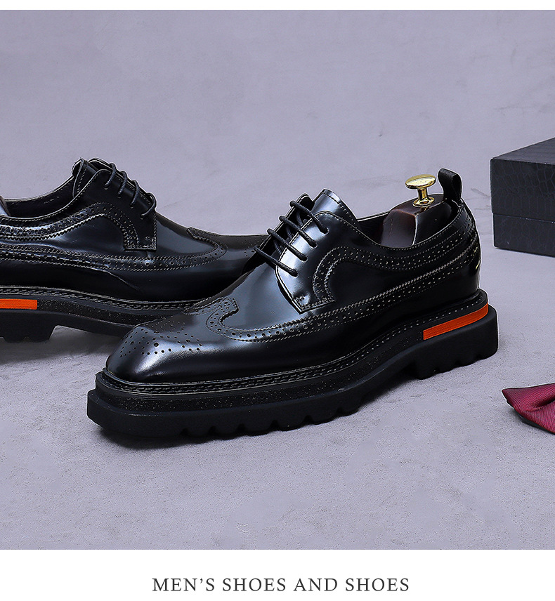 Heren Brogue Platform Oxford s - Men Formal Wear Shoes recensie en prijs
