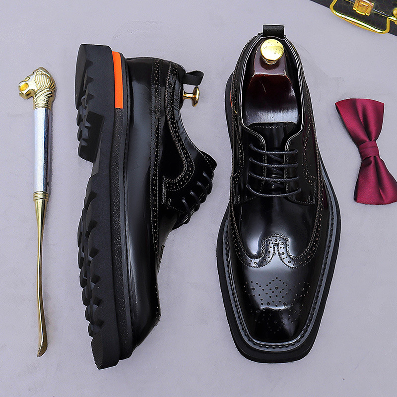 Heren Brogue Platform Oxford s - Men Formal Wear Shoes recensie en prijs