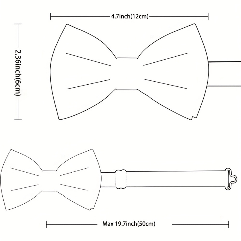 Verstelbare vlinderdas voor he - Men'S Formal Wear Bow Ties recensie en prijs