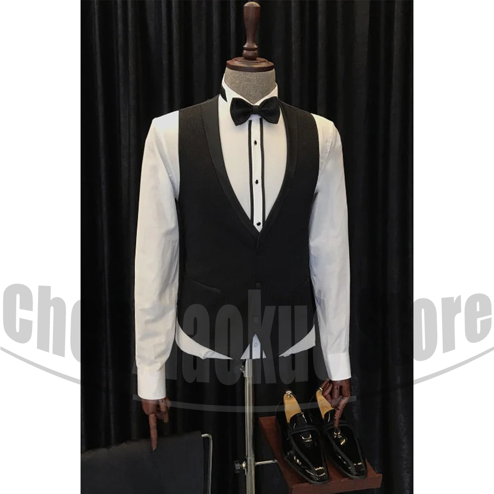 Zwarte Mannen Pakken Chic Sjaa - Men Formal Wear 2025 recensie en prijs