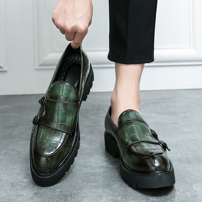 Merk Modieuze Casual Leren Sch - Men Formal Wear Fashion recensie en prijs
