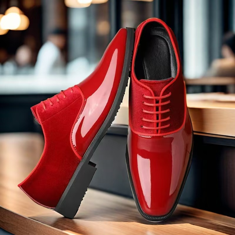 Heren Oxford-schoenen met kleu - Men'S Formal Party Wear Shoes recensie en prijs