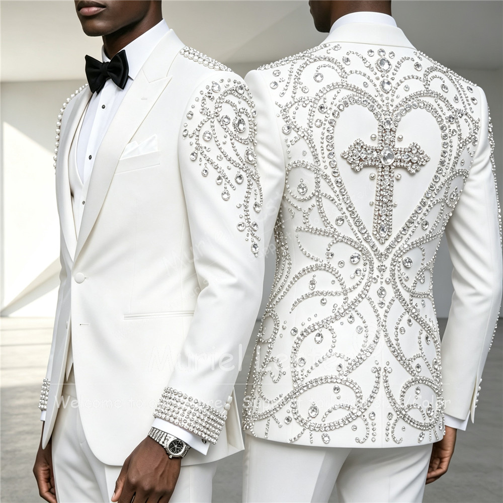 Luxe 2-delige pakken voor here - Men Formal Wear Fashion recensie en prijs