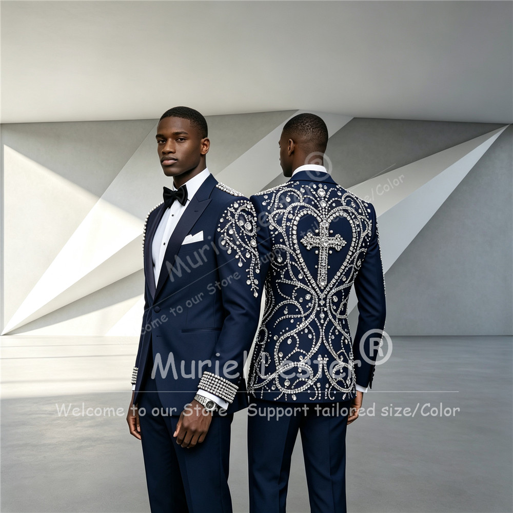 Luxe 2-delige pakken voor here - Men Formal Wear Fashion recensie en prijs