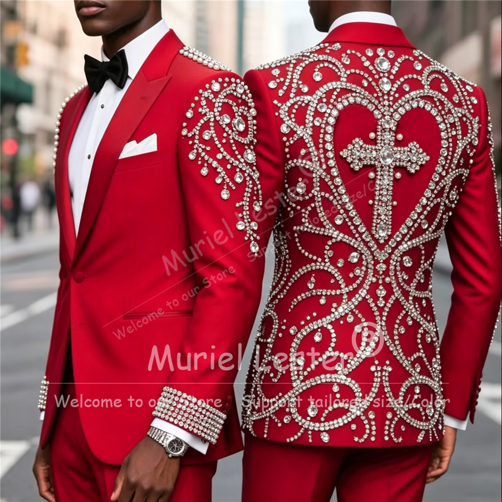 Luxe 2-delige pakken voor here - Men Formal Wear Fashion recensie en prijs