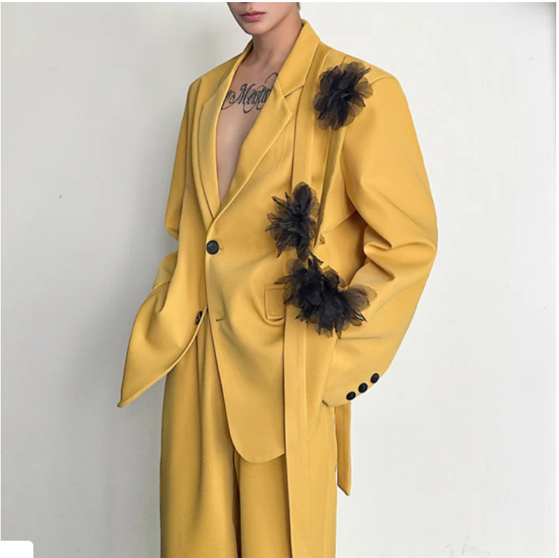 Geel Mannen Pak Set 2 Stuks Bl - Formal Wear For Men Yellow recensie en prijs