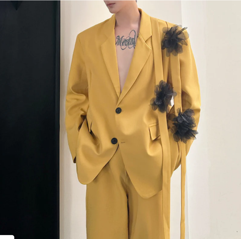 Geel Mannen Pak Set 2 Stuks Bl - Formal Wear For Men Yellow recensie en prijs