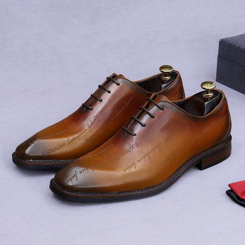 Oxford-schoenen van echt leer  - Men'S Formal Party Wear Shoes recensie en prijs
